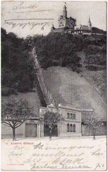 Cartes postales: Luzern - Standseilbahn Gütsch – D'occasion à Binningen par Mountainrider