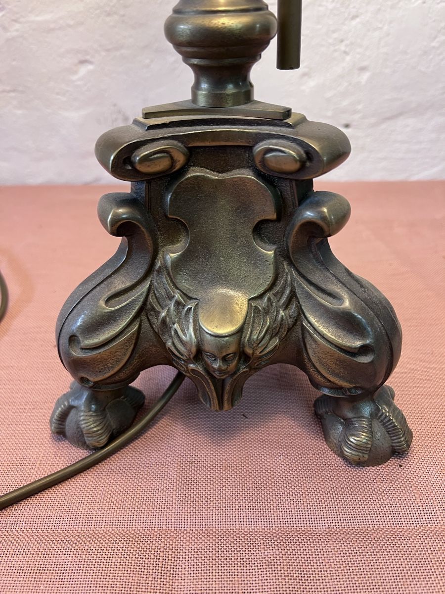 Lampen:  Antike Tischlampe Messing Engel (32) – Gebraucht aus Glattfelden von brockischweiz 5