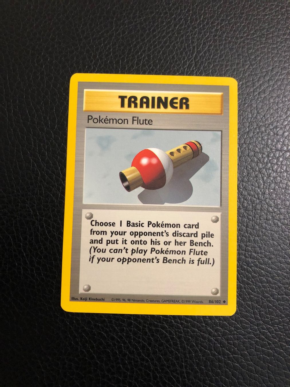 Pokémon Carte collezionabili: Base Set Pokemon Flute 86/102 Ab 1 – Usato da Paradiso venduto da Pkmn10