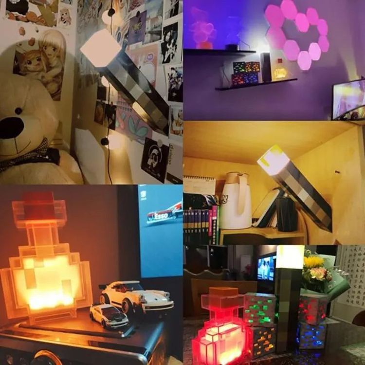 Lampade: Browns tone Taschenlampe - MINECRAFT – Nuovo e nell'imballaggio originale da Oberegg venduto da Alepokemon 2