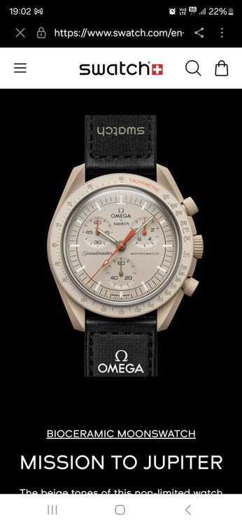 Swatch Orologi: Swatch x Omega Moonswatch Mission to Jupiter - Beige! – Usato da Chêne-Bourg venduto da ros_qbs5 2