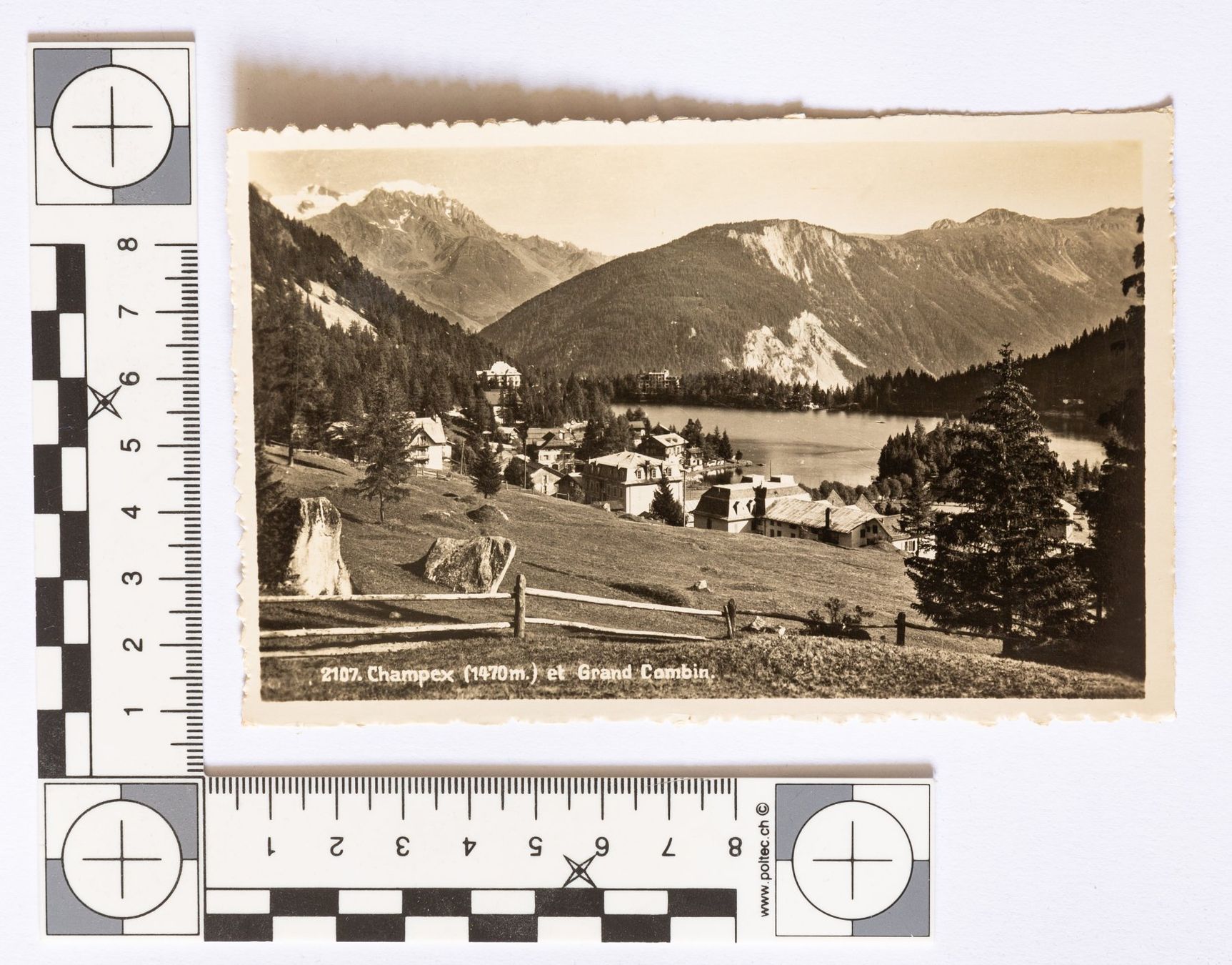 Cartoline postali: Ansichtskarte Champex et Grand Combin – Usato da Riehen venduto da Tignanello1