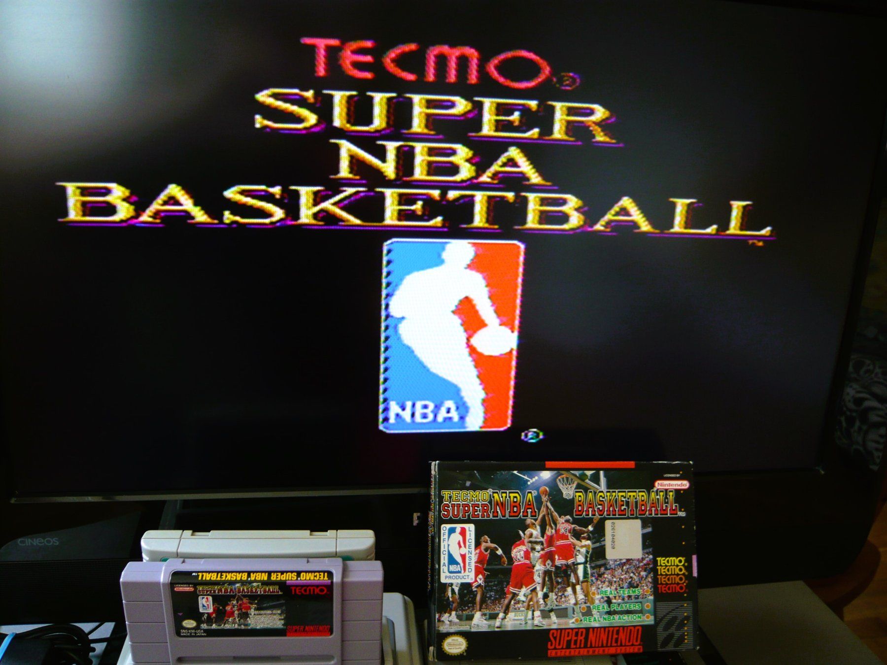 Nintendo Jeux: SNES: Tecmo Super NBA Basketball CIB ! Excellent état ! – D'occasion à Onex par Jaguar1986