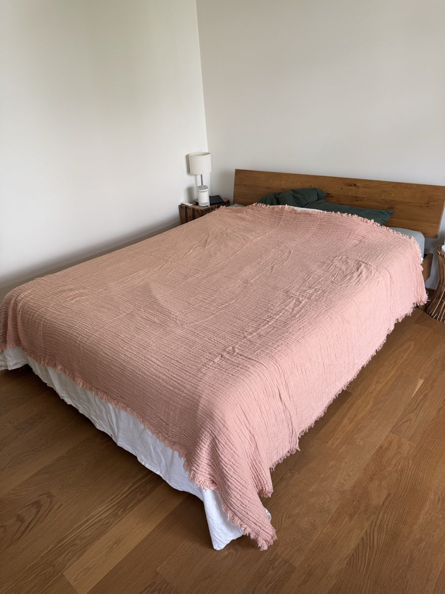 Decken: Baumwolldecke Rosa – Neu (gemäss Beschreibung) aus Basel von tanieli 2
