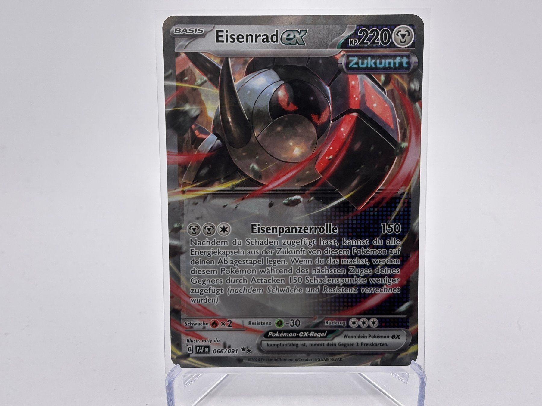 Pokémon Carte collezionabili: Paldeas Schicksale - Eisenrad ex  (PAF 66) - DE – Nuovo (secondo la descrizione) da Allschwil venduto da Bullach