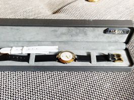 Montre Rado vintage pour femme – Céramique/Plaqué or 