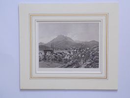 Ansicht von Luzern von Winterlin Aquatinta