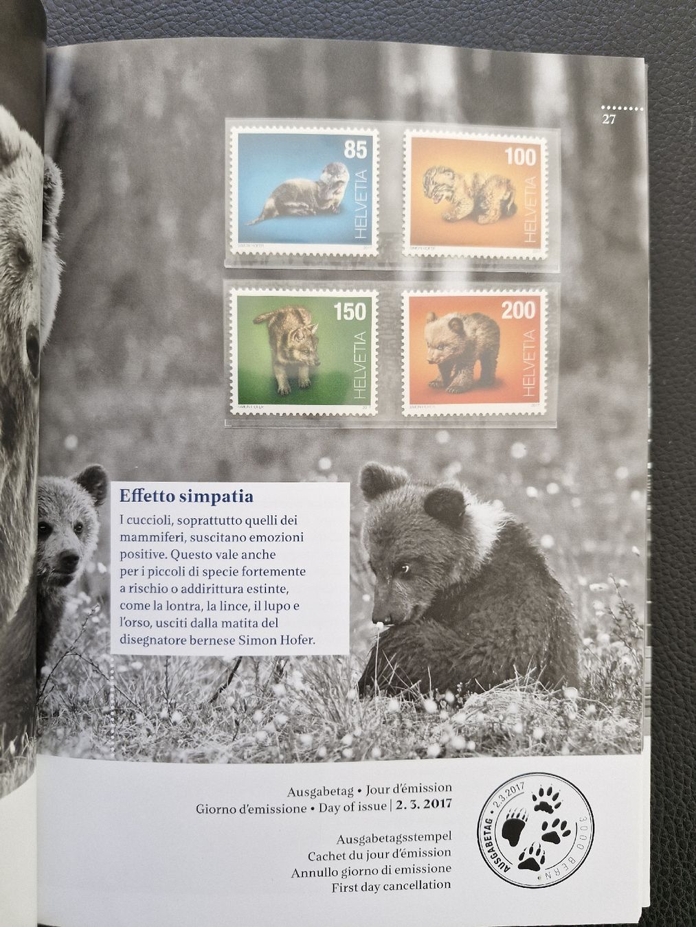 Tutti i francobolli: Jahrbuch 2017  Top Zustand! postfrisch – Nuovo (secondo la descrizione) da Frauenfeld venduto da Kasico 3