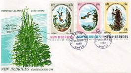 NEW HEBRIDES RF 1969 AUSGABETAG - U25
