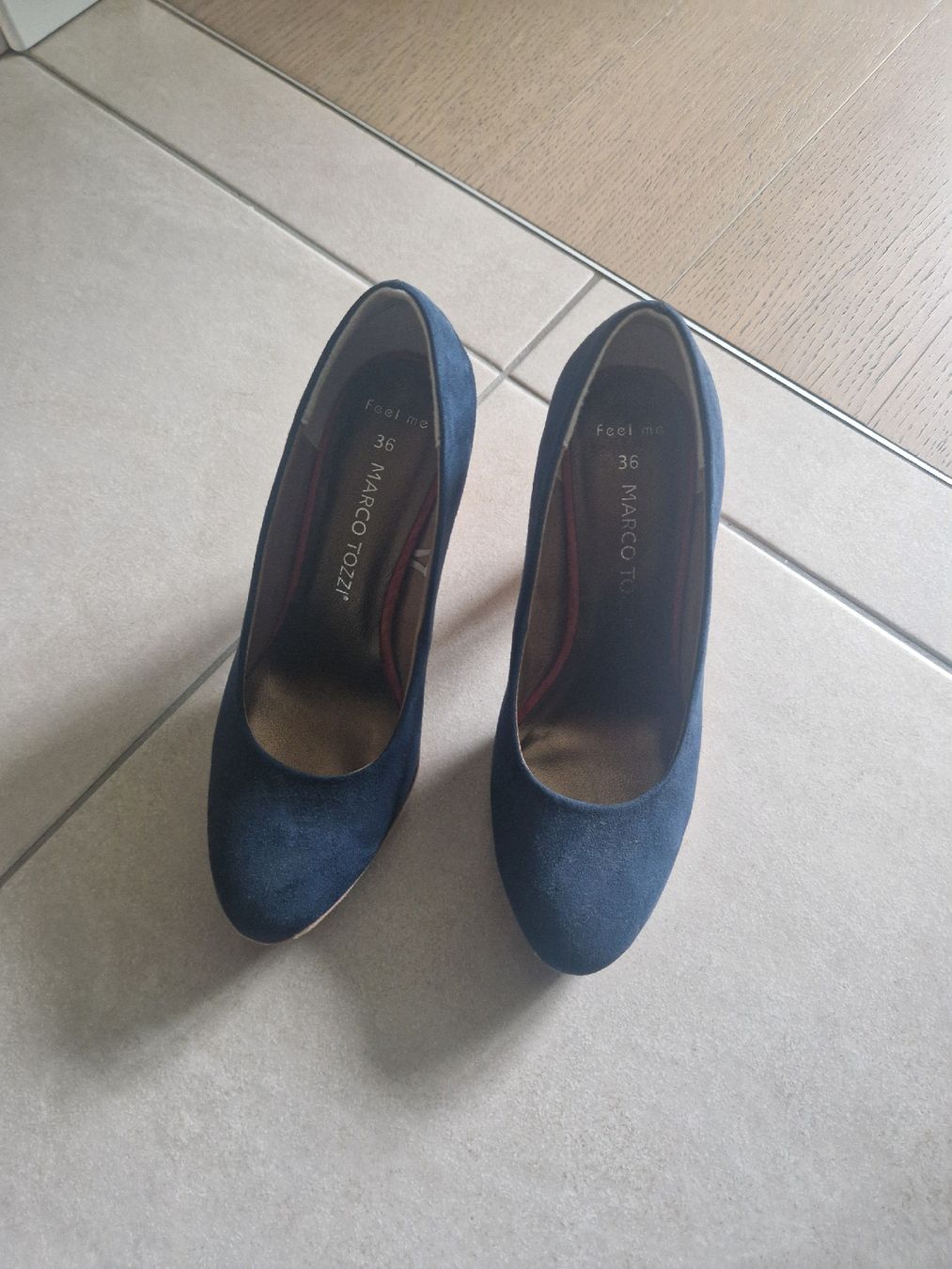 Scarpe da donna: Marco Tozzi Pumps, blau, Gr. 36, – Nuovo (secondo la descrizione) da Zürich venduto da stefanella 3