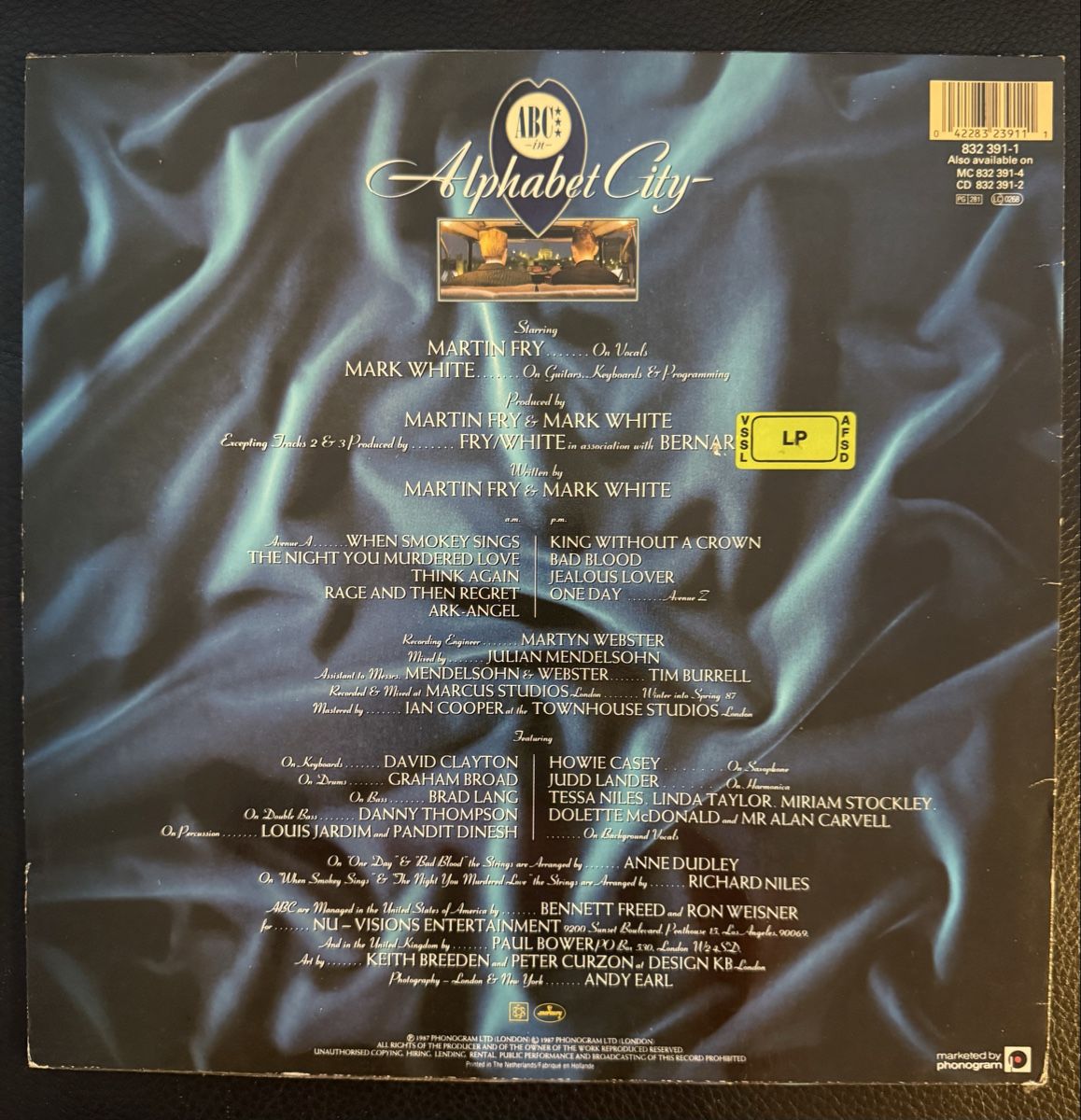 Dischi in vinile: ABC - Alphabet City LP - Schallplatte – Usato da Goldach venduto da Messerguru 1
