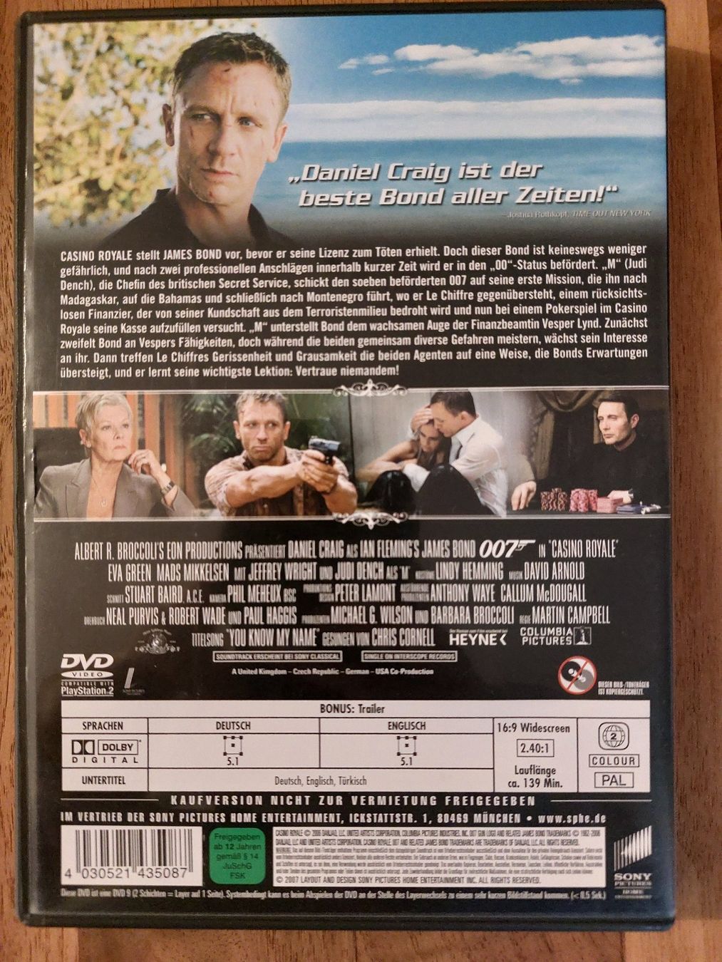 Tutti i DVDs: DVD - James Bond 007 Casino Royale – Usato da Rheinfelden venduto da FilmAuktion 1