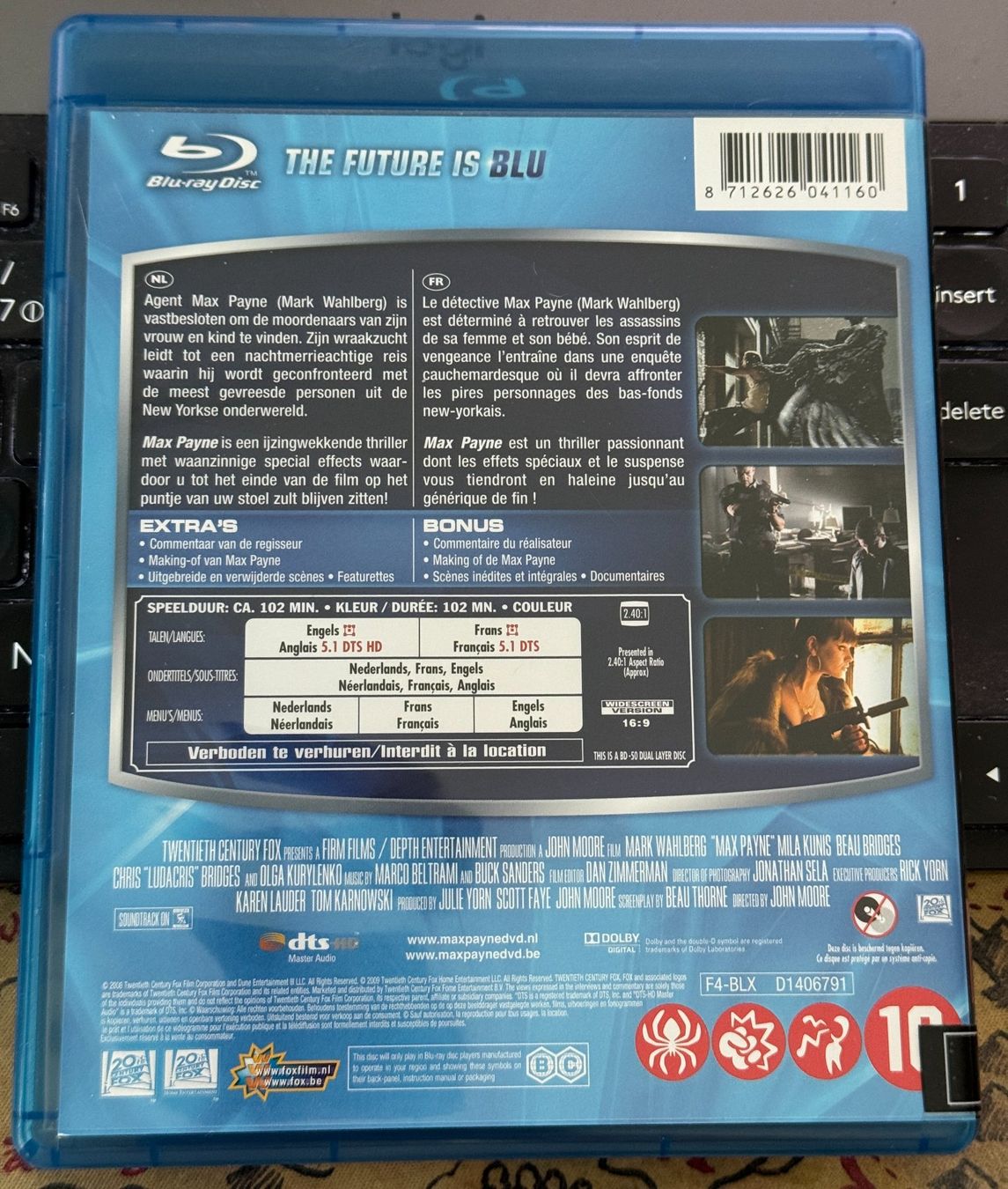 Tutti i DVDs: Max Payne (2008) - Blu-ray – Usato da Semsales venduto da __Florian__ 2