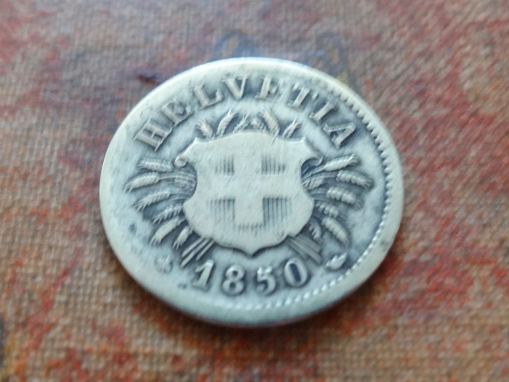 Toutes les monnaies: 5 Rp. 1850  (A) – D'occasion à Romanel-sur-Lausanne par Swift13