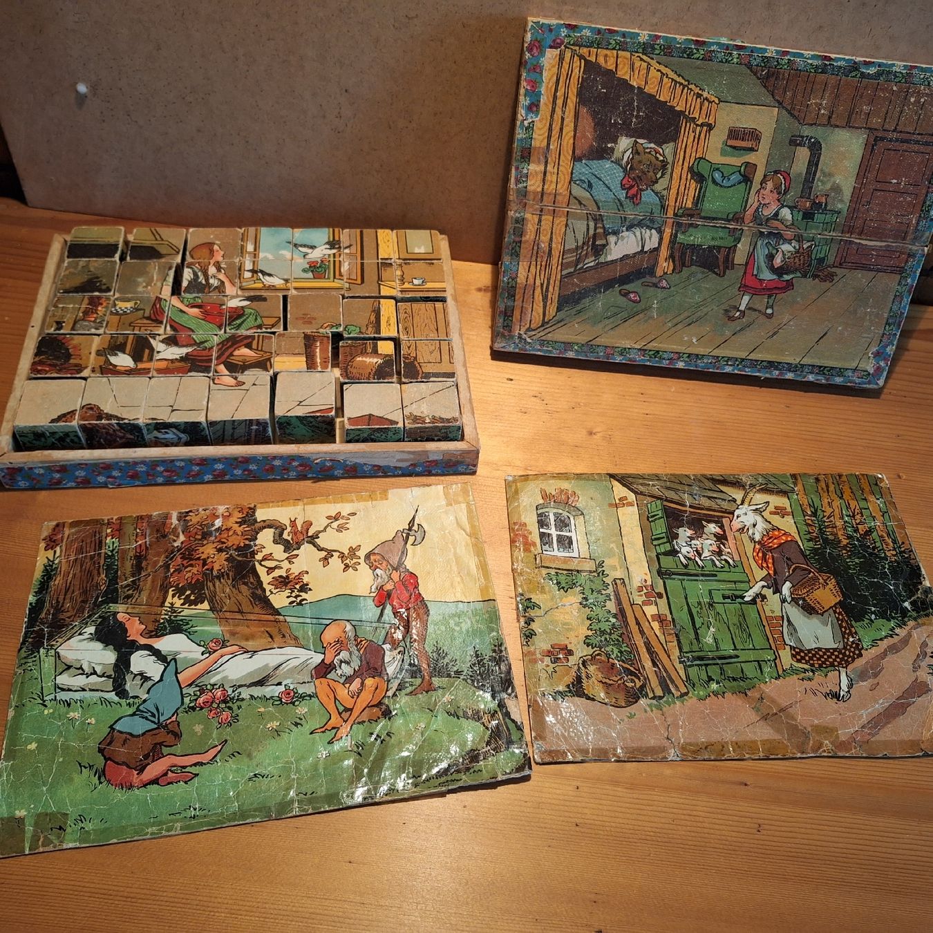Spiele: Altes Würfel Puzzle, Thema Märchen – Gebraucht aus Winterthur von Goldpipau 3