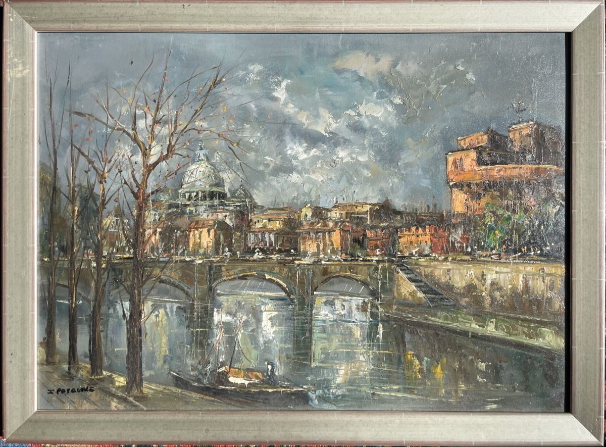 Dipinti: Huile Rome signature illisible – Usato da Biel/Bienne venduto da Galaq 3