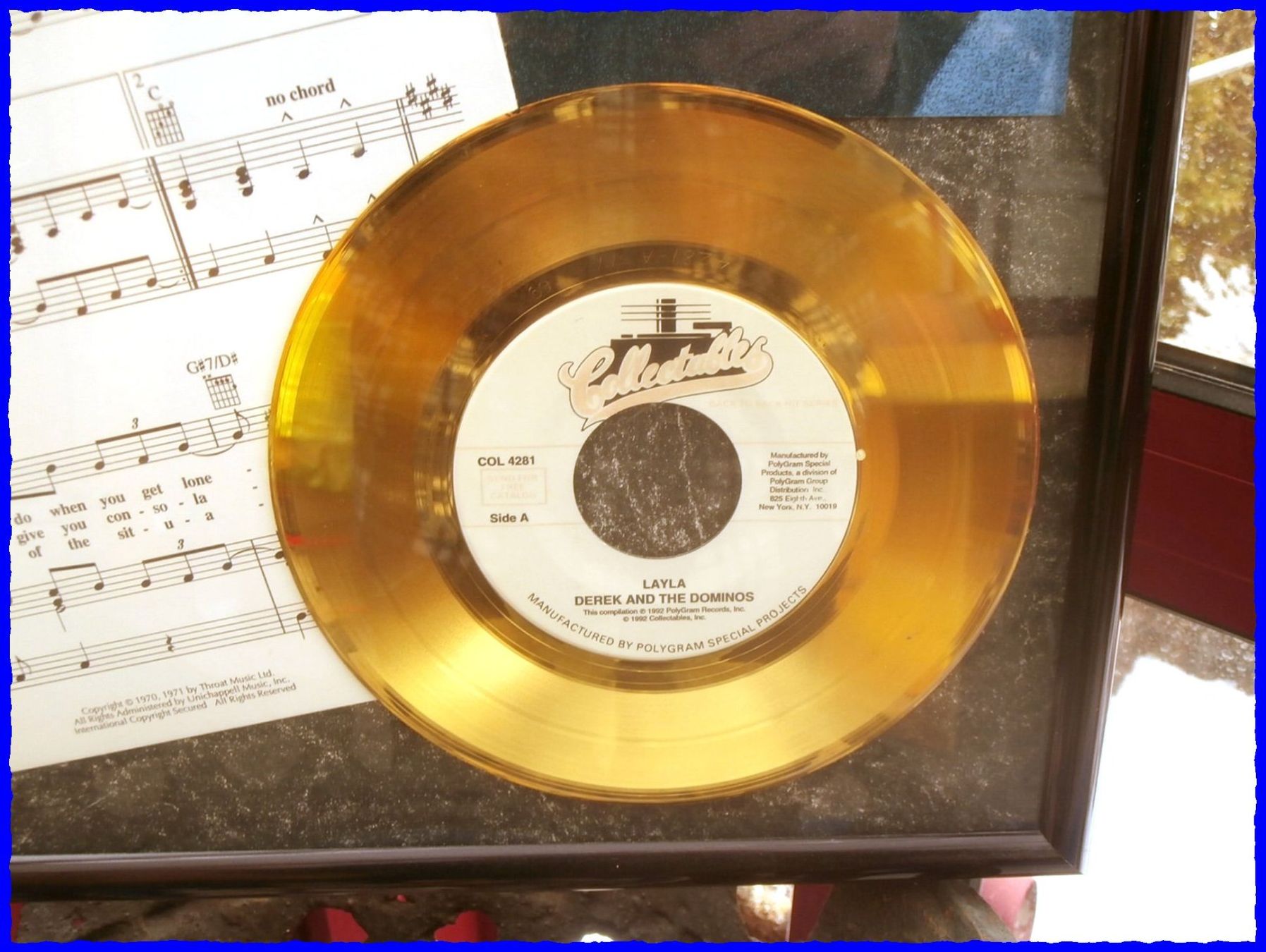 Dischi in vinile: Eric CLAPTON "Layla" - Gold Schallplatte - Limited Edition – Nuovo (secondo la descrizione) da Worblaufen venduto da Re_mo81 5