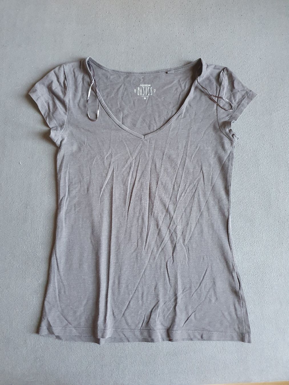C&A T-Shirts: Graues T-Shirt Gr.M C&A Basics – Gebraucht aus Wimmis von hel_m26m