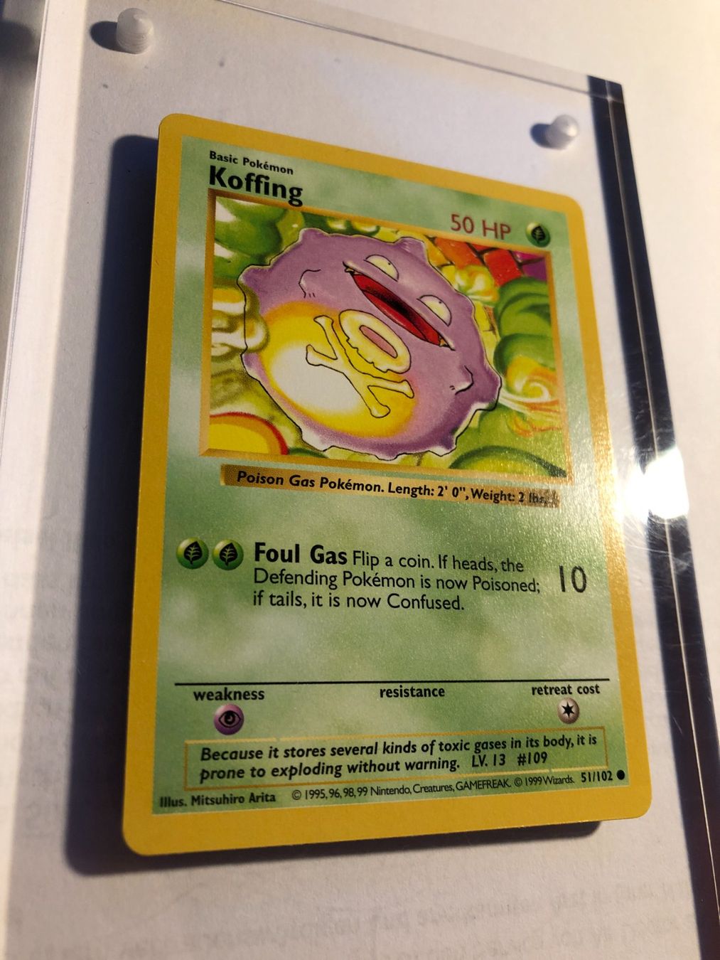 Sammelbilder & Trading cards: Koffing Base Set Shadowless - MINT - ab 1.- – Gebraucht aus Giubiasco von dan_pr8b 1