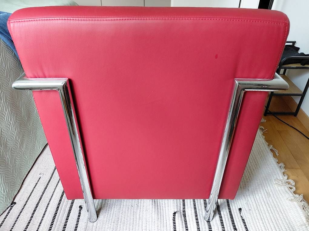 Poltrone: 3 Sessel echtleder rot – Usato da Zürich venduto da sozars 3