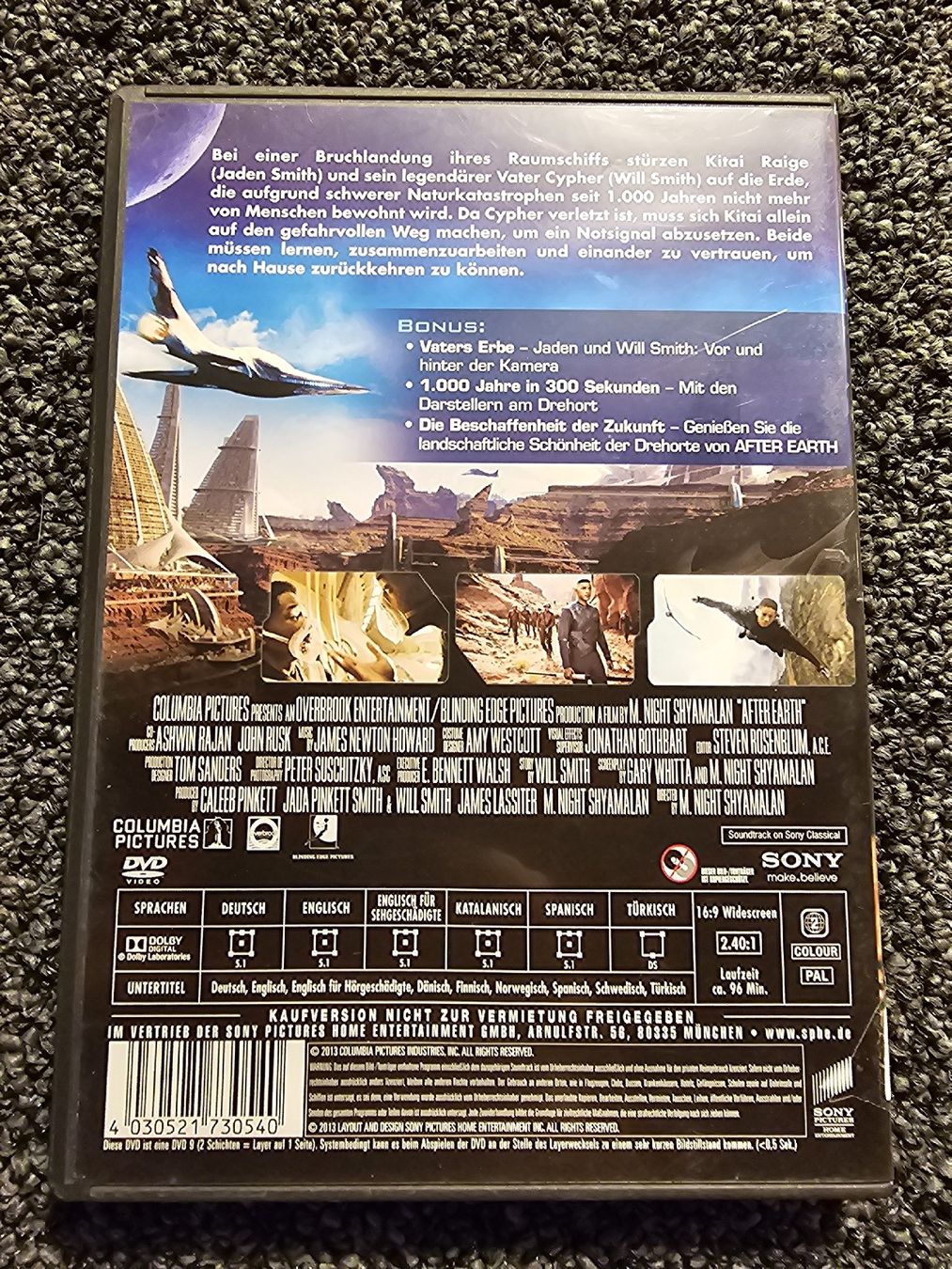 Tutti i DVDs: After Earth DVD(19861) – Usato da Ruswil venduto da jan_bxl5 1