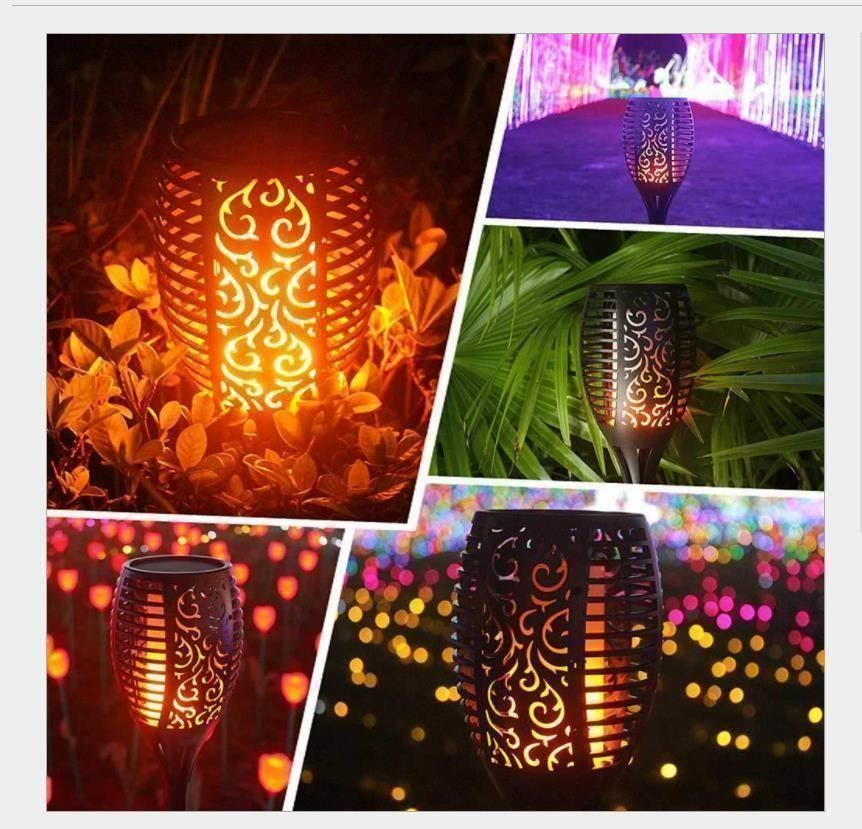 Lampade: Solarleuchte Flammenlicht Gartenfackeln – Nuovo (secondo la descrizione) da Thun venduto da Newnewshop 2