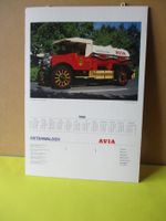 Saurer  A4 1923   140  Jahre  AVIA  Werbeschild Karton