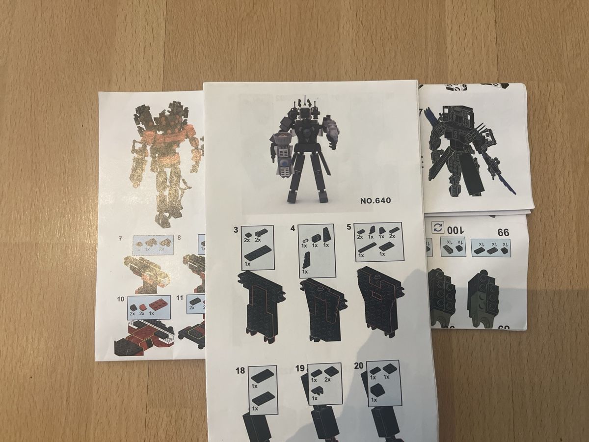 Kit di costruzioni: 3 Klemmbausteine Roboter – Usato da Domat/Ems venduto da anomis86 2
