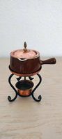 Kupfer Mini Rechaud Saucen Butterpfännchen Swissmade Stöckli