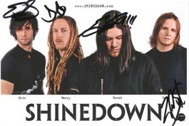 SHINEDOWN original in person Autogram/ signiert