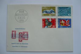 1964 FDC Werbemarken SBK 406 - 409