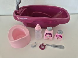 Smoby - Baby Nurse Puppen-Badewanne mit Zubehör