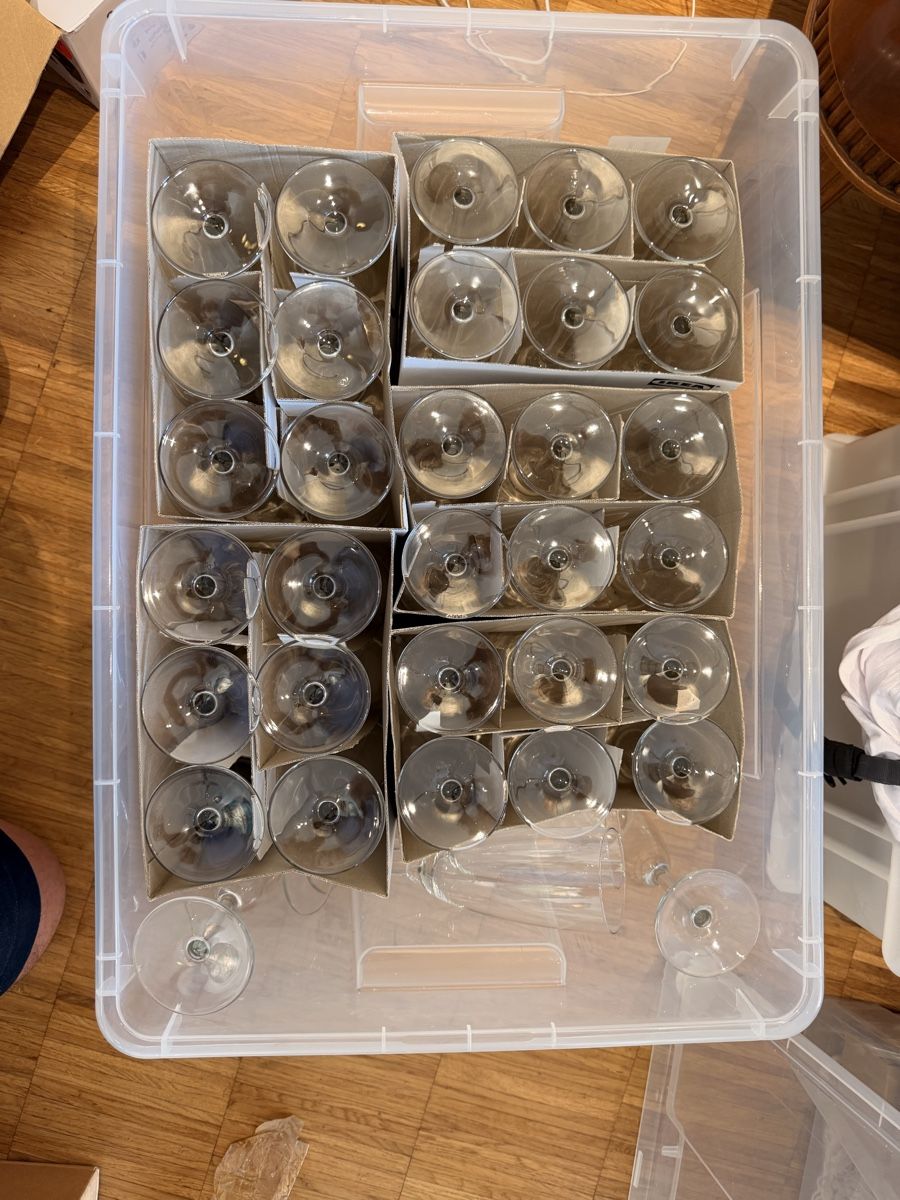 Ikea Verres: 34 Prosecco Gläser Ikea – D'occasion à Baden par Radler1200