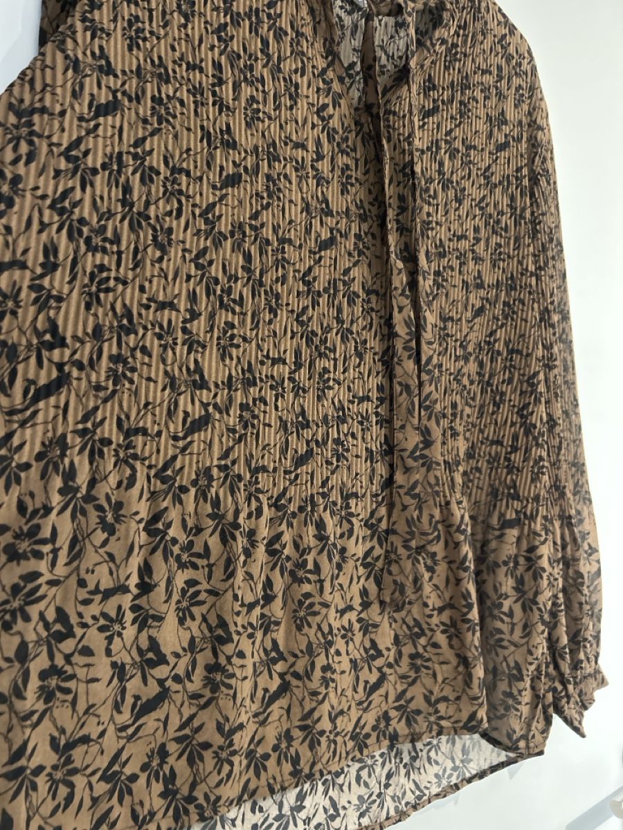 Camicette: Bluse von Chicoree, Grösse M, braun-schwarz – Nuovo (secondo la descrizione) da Erlinsbach SO venduto da hallon480 2