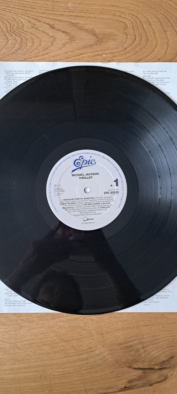 Dischi in vinile: Michael Jackson Thriller 1982 – Nuovo (secondo la descrizione) da Rothrist venduto da Mogli7474 5