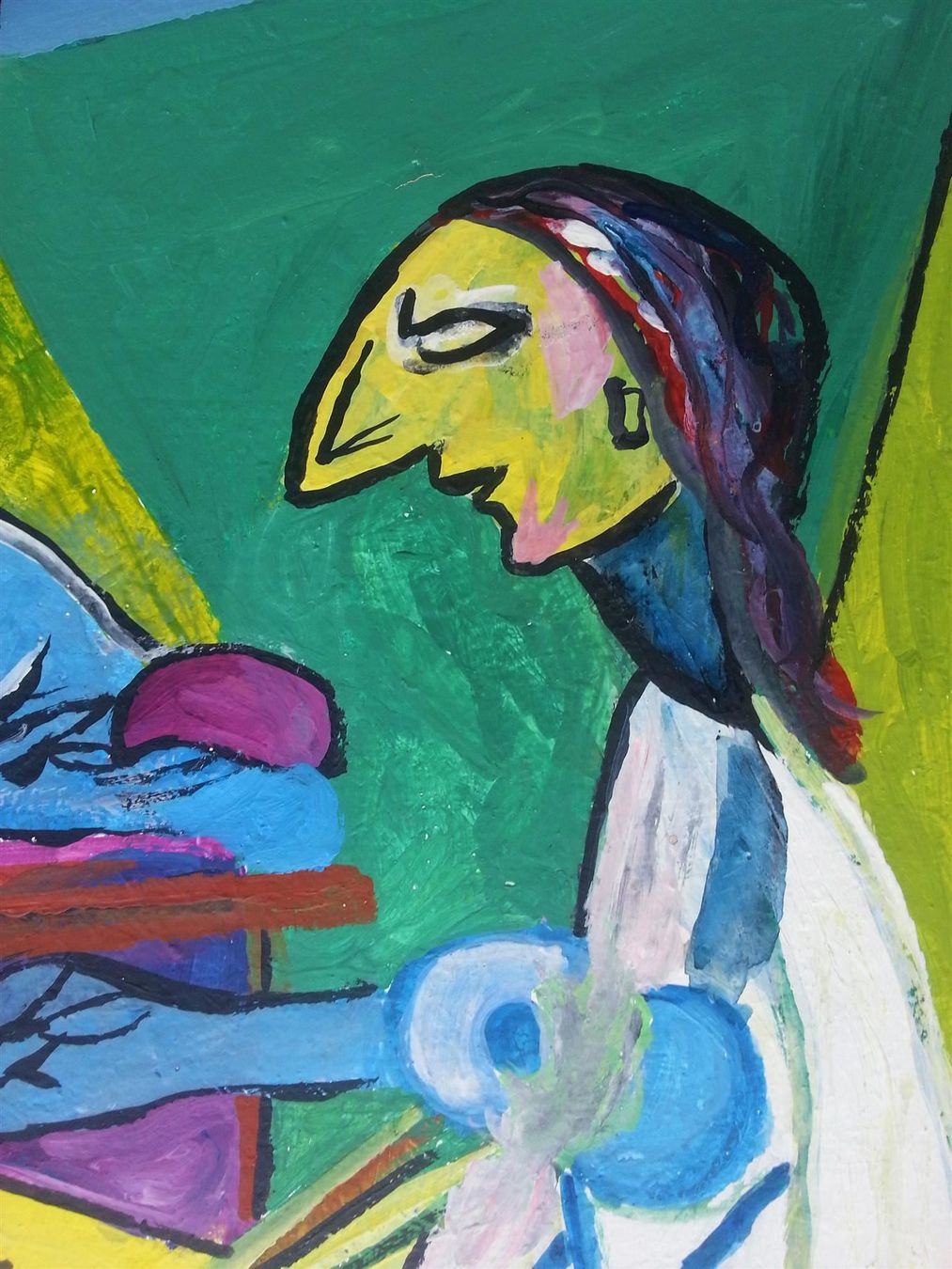 Dipinti: Ölgemälde NACH Picasso, 65x50 cm – Usato da Oberriet SG venduto da ganesh435 5