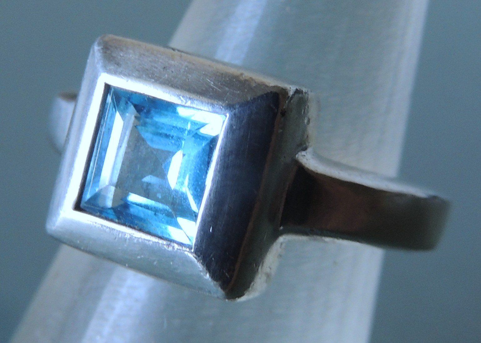 Anelli: Topas Silber 925 Fingerring Gr. 52 – Usato da Waldenburg venduto da schaller707 1