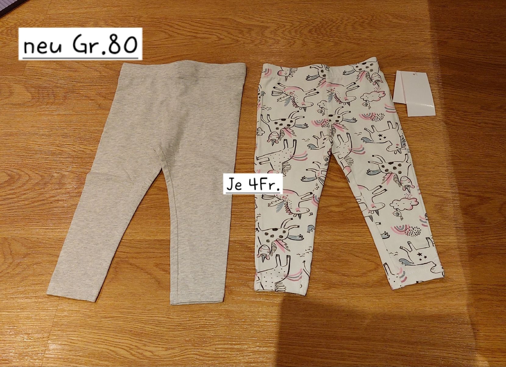 Pantaloni: Kinder Leggings, neu, Gr. 80, Mädchen, – Usato da Stans venduto da Stupsi11283