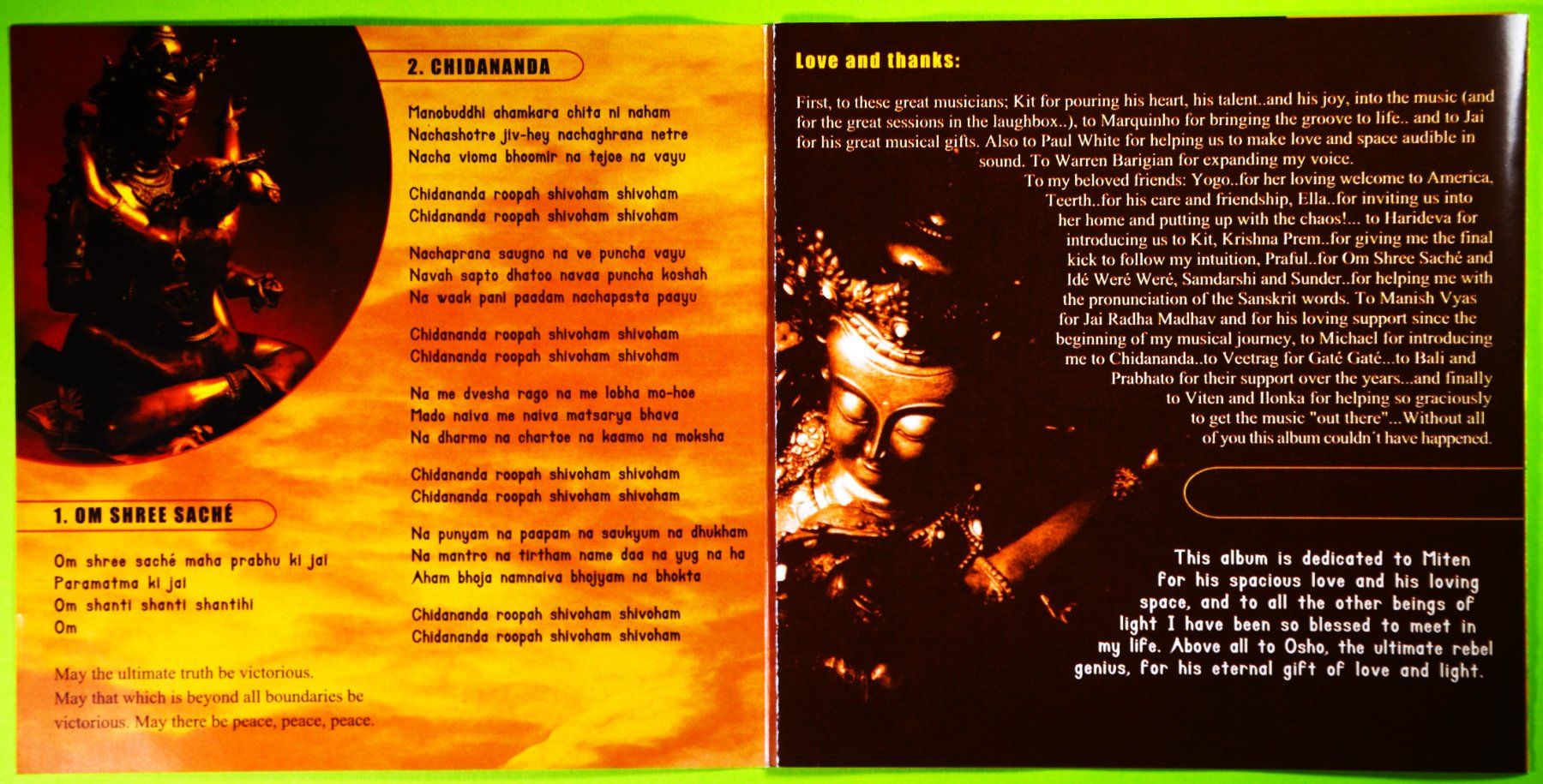CD: DEVA PREMAL / LOVE IS SPACE / WUNDERSCHÖNES ALBUM ! – Nuovo (secondo la descrizione) da Luzern venduto da piro12 3