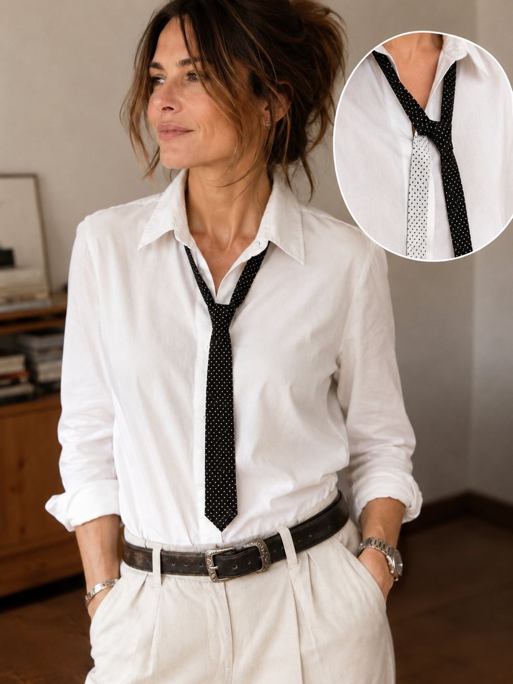 Autres accessoires femmes: Krawatte - dunkelblau mit Pünktchen - butlerandwebb - NEU – Neuf (Voir description) à Dübendorf par san_tt6m