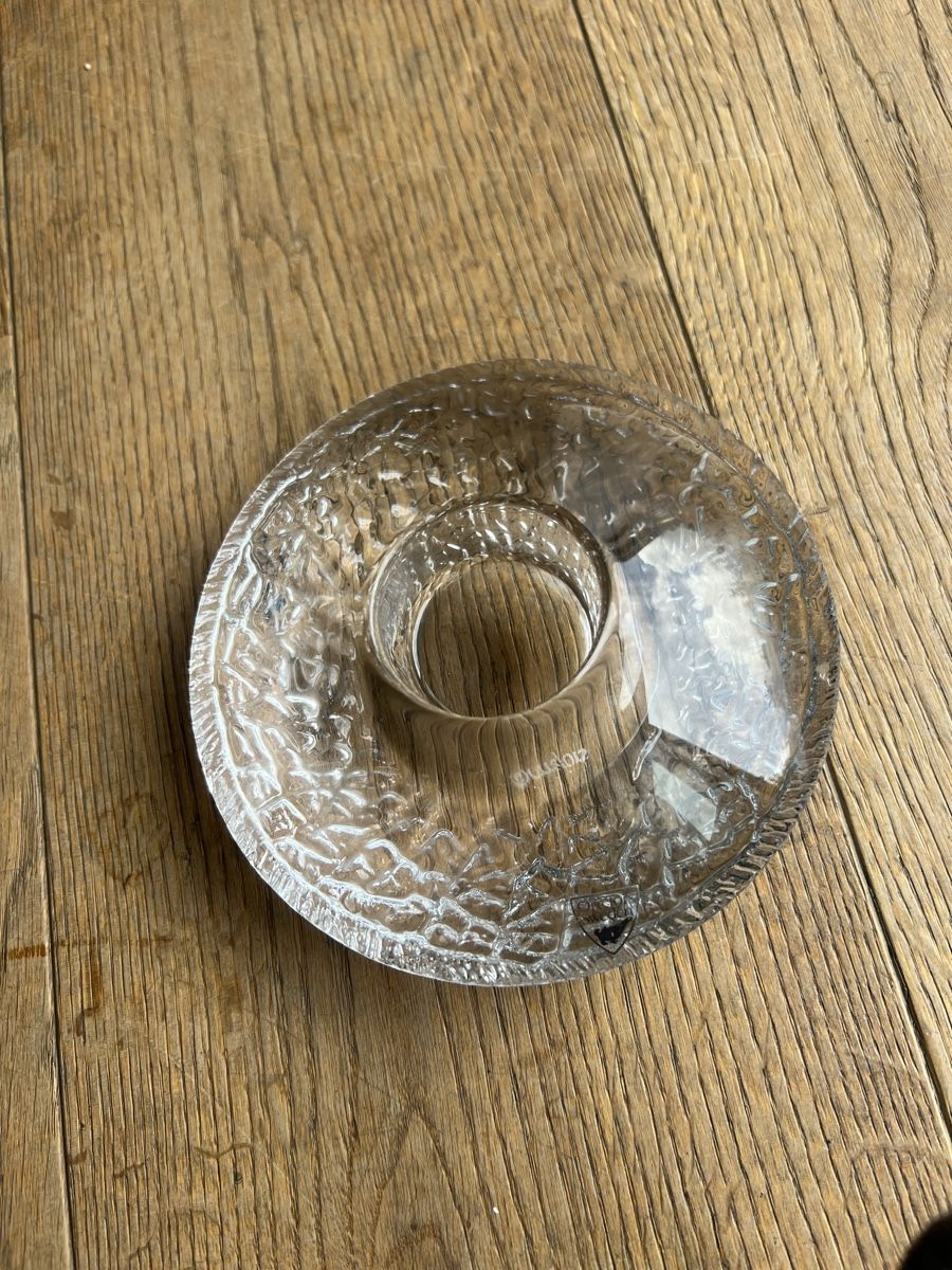 Portacandele: Orrefors Discus Glas-Votivkerzenhalter – Usato da Uerikon venduto da Saffagirl 1