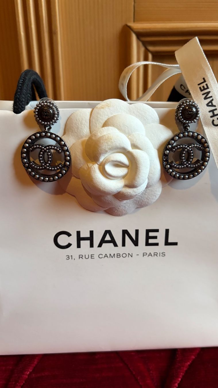 Chanel Orecchini pendenti & Orecchini a lobo: CHANEL 100% originale Ohrringe – Usato da Interlaken venduto da Bona55 5