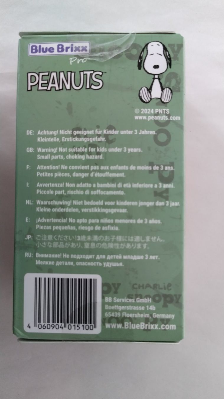 BlueBrixx Kit di costruzioni: Blue Brixx / Pro Peanuts Snoopy am Duschen -Bausatz / Neu – Nuovo e nell'imballaggio originale da Bellach venduto da JingleJerry 3