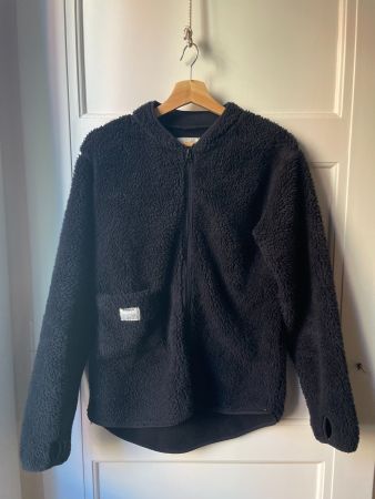 Pull polaire zipper noir / Resteröds / S