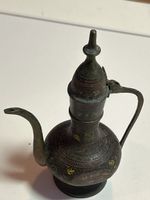 Orient Kanne Messing graviert Indien (2S3)