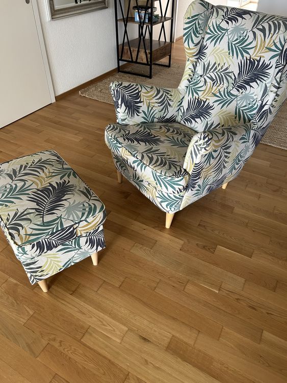 Armchair and matching footstool (Gebraucht) in Staufen für CHF 125 ...