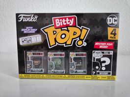 Bitty Funko Pop - Batman. X4 Mini Figuren.