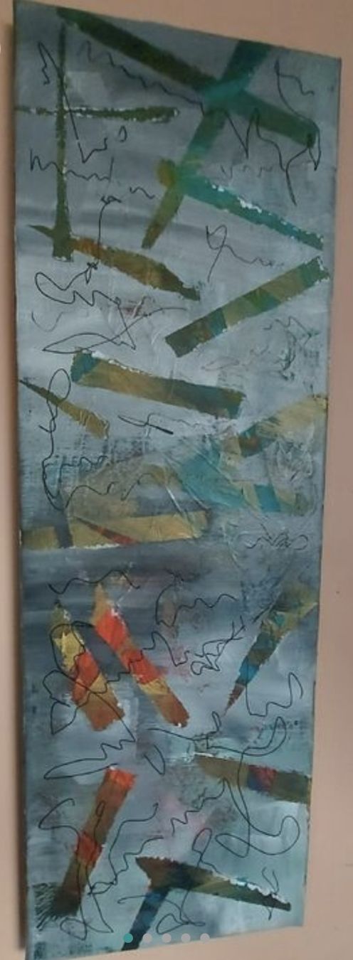 Dipinti: Gemälde, Moderne Kunst, handmade 20×60 – Nuovo (secondo la descrizione) da Riehen venduto da Steinbock1970 1
