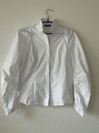 RESERVED 42 M L Neu/NP35CHF Bluse Raffungen an den Ärmeln