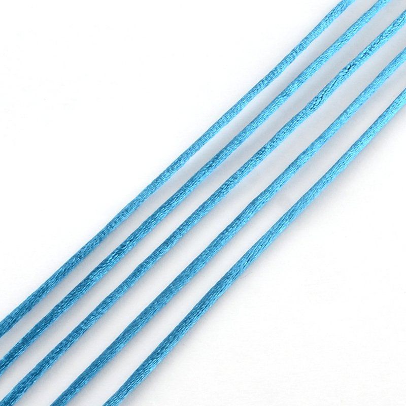 Nastri decorativi: Polyesterkordel Blau 2mm / 5m – Nuovo (secondo la descrizione) da Rüegsau venduto da Tausendfreund